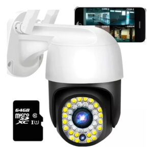 Cámara Ip Rotica Tipo Bombillo Wifi 360